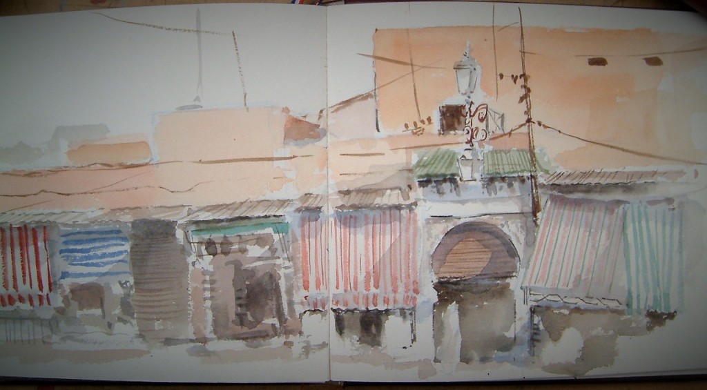 Marrakech/aquarelle